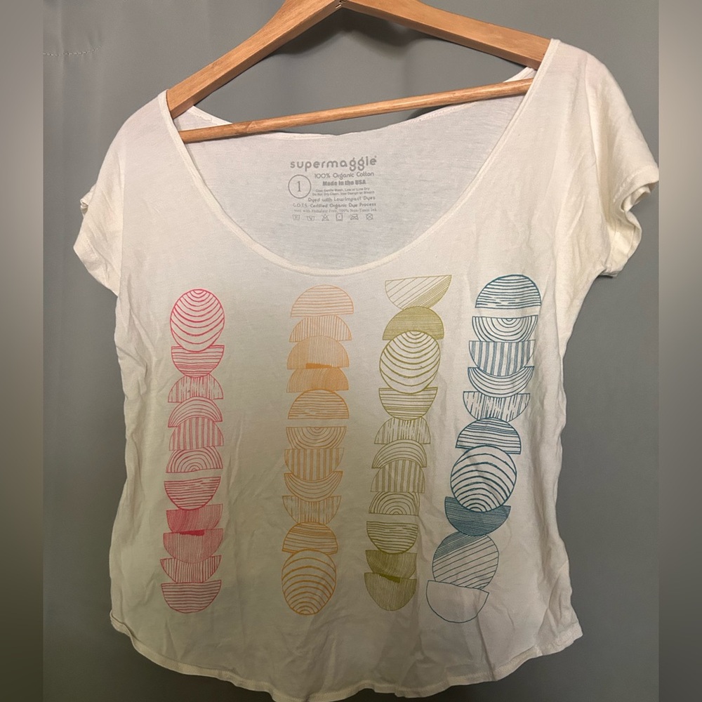 Supermaggie off the shoulder tee